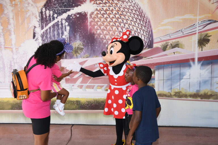 Minnie at Epcot